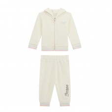 GUESS ζακέτα με παντελόνι σετ βρεφικό A5YG00KA6R4-G012 εκρού 